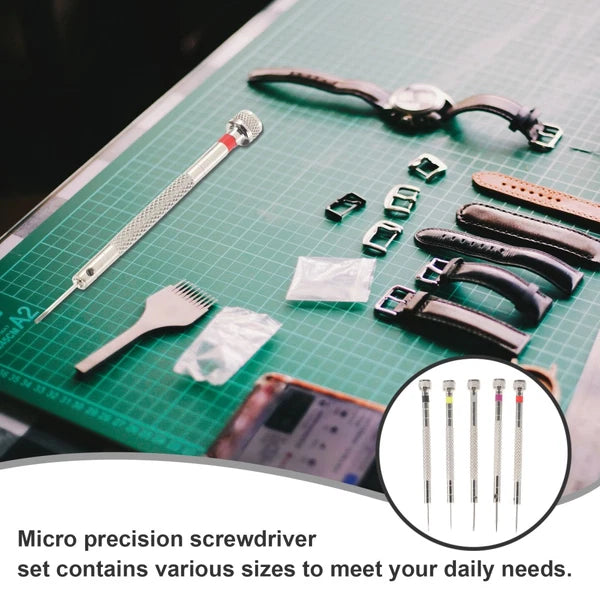 Flat Screwdriver Set Watch Repair Kit Eye Glass Repairing Eyeglass