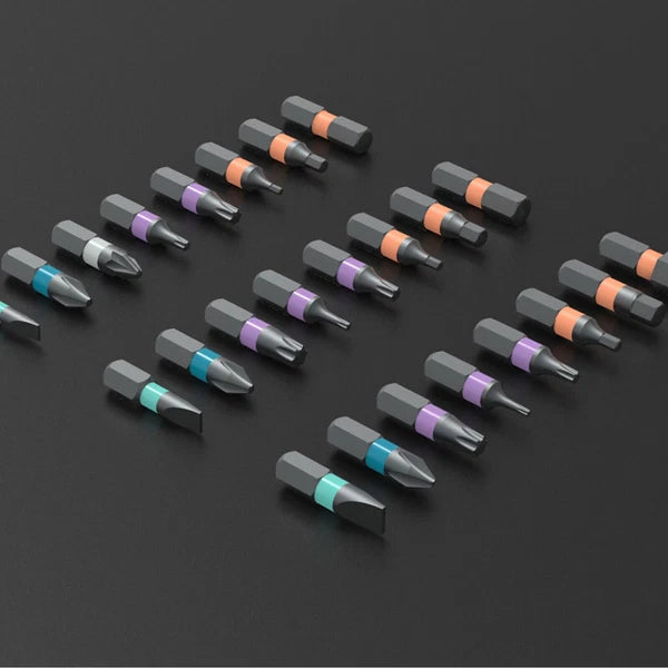 DUKA 24 in 1 Multi-Purpose Ratchet  Screwdriver Bits Set DIY Toolbox C1W6wgNE