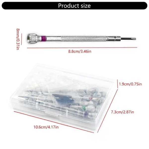 10Pcs Screwdriver Jewelers Screwdriver Set Watch Repair Screwdriver Set