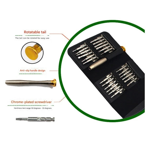 For Macbook Air Macbook Pro Repair Tool Kit w/ 1.2mm Pentalobe Screwdriver 25pc