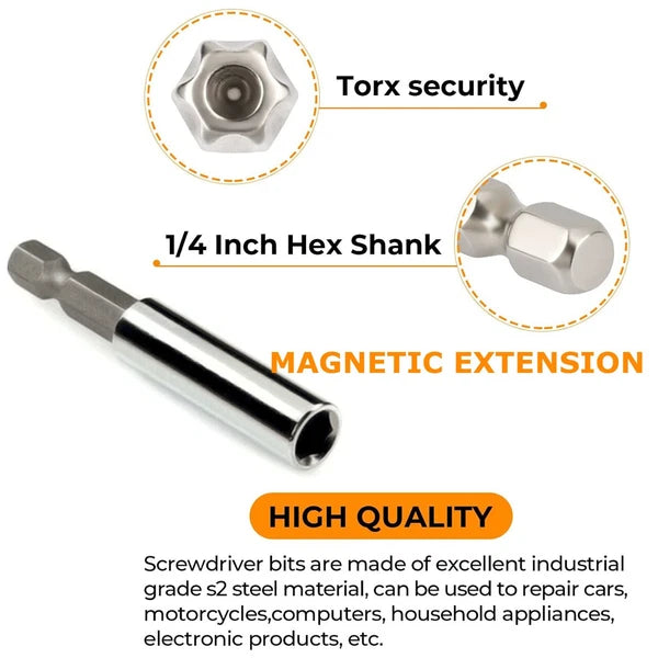 33 Tamper 25MM Proof Security Torq Hex Star Spanner Tri Wing Screwdriver Torx US