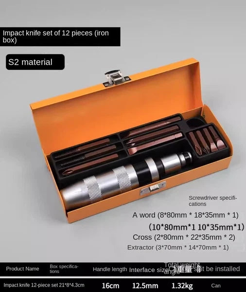 Impact Bit Screwdriver Set Multifunctional Combination Screw Removal Remover