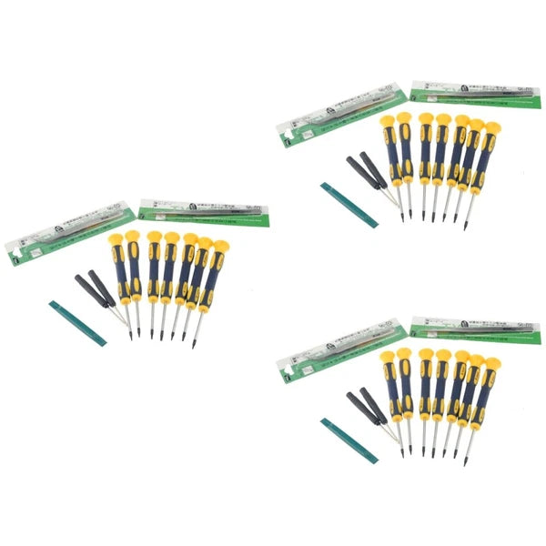 3pcs 12-in-1 Professional Precision Screwdriver Cellphone Repair Tools Set
