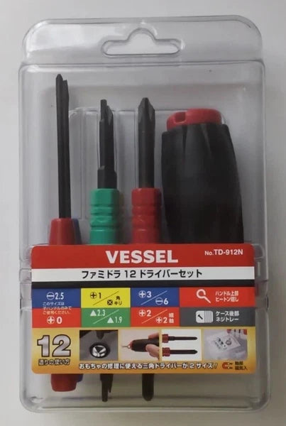 VESSEL SCREWDRIVER MIX SET "FAMI DRA" TD-912N