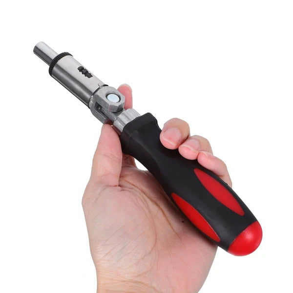 Multifunctional Ratchet Screwdriver Mechanic Tool Set Right Angle Hexagon