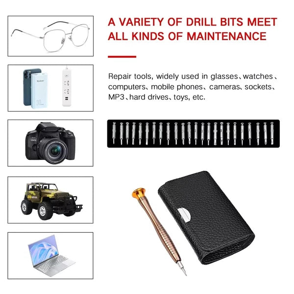 25 IN1 Small Mini Repair Precision Screwdriver Rivet Tool Set Cell Phone Repair