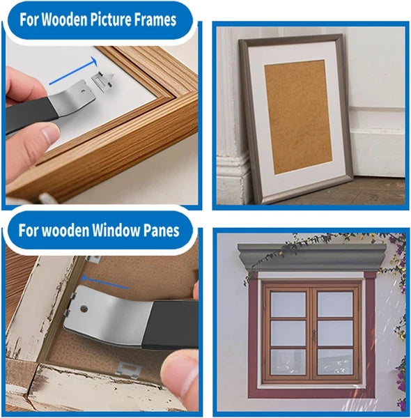 Glazier Points,120 Glazin Points and Glazier Point Driver for Easy Installation