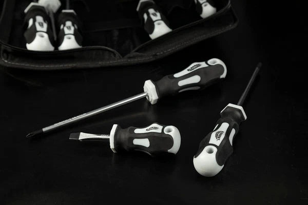 Xp 10 Piece Slotted & Phillips Screwdriver Set Plus Zippered Carrying Bag Precis