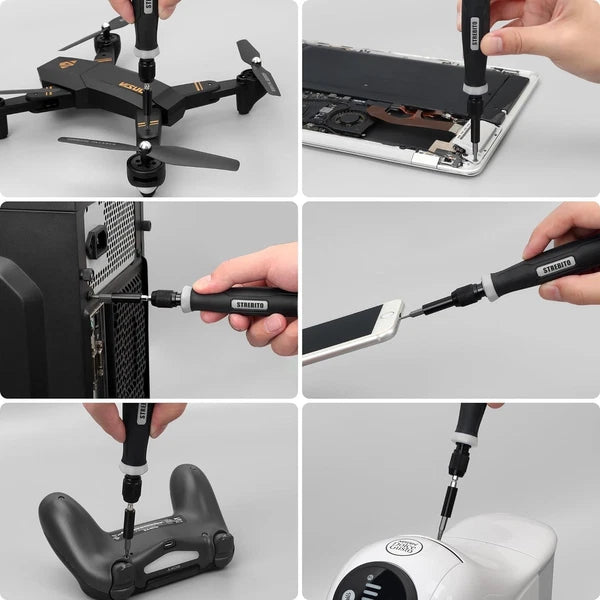 Pro-Grade 153-in-1 Screwdriver Kit with Ergonomic Grip & Case for Gadgets