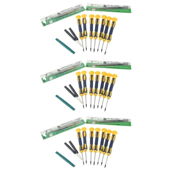 3pcs 12-in-1 Professional Precision Screwdriver Cellphone Repair Tools Set