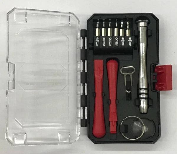 Hyper Tough - Smart Phone Repair Tool Kit 17 Piece Set Screw Driver Torx