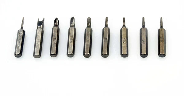 TORX SCREWDRIVER KIT FOR POCKET T3 T4 T5 T6 T8 STAR TRIANGEL SPANNER BIT