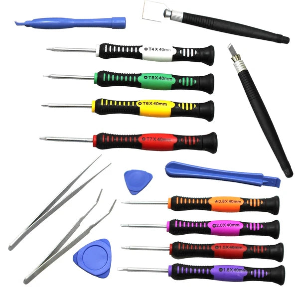 WOW 16 Pcs Repair Kit Screwdrivers Pry Tool for iPhone Samsung HTC Cell Phone