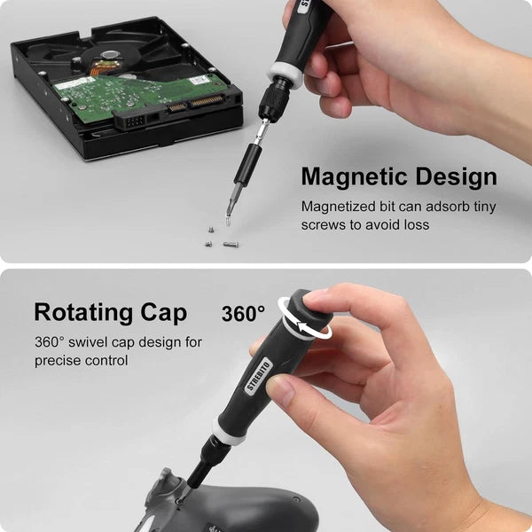 Pro-Grade 153-in-1 Screwdriver Kit with Ergonomic Grip & Case for Gadgets