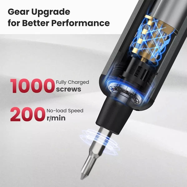 68-in-1 Mini Electric Screwdriver Cordless Screwdriver Set for Precision Work.