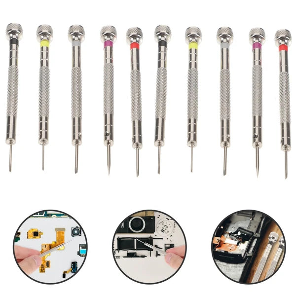 Flat Screwdriver Set Watch Repair Kit Eye Glass Repairing Eyeglass