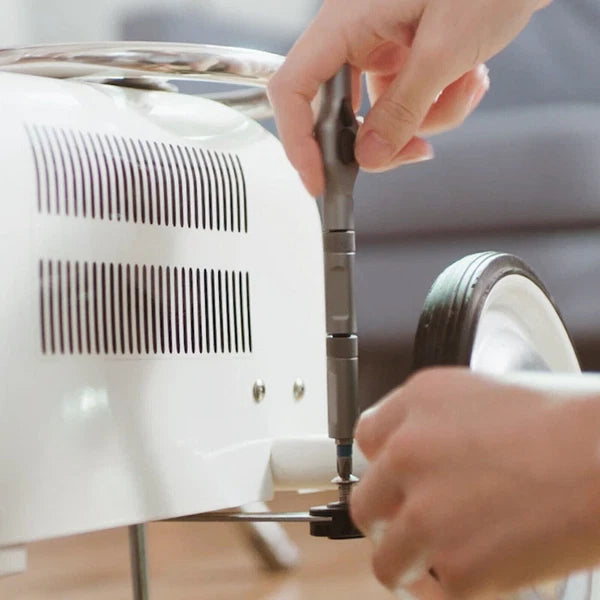 DUKA 24 in 1 Multi-Purpose Ratchet  Screwdriver Bits Set DIY Toolbox C1W6wgNE