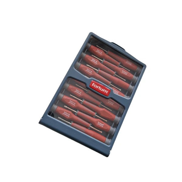 Fortum Professional Precision Screwdriver Set 15 Pcs CrMoV Discontinued