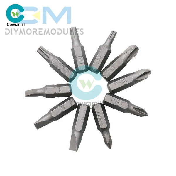 Dual Head L-shaped Socket Wrench 1/4" 6.35mm Screwdriver Bits Kit Bit Drill Set