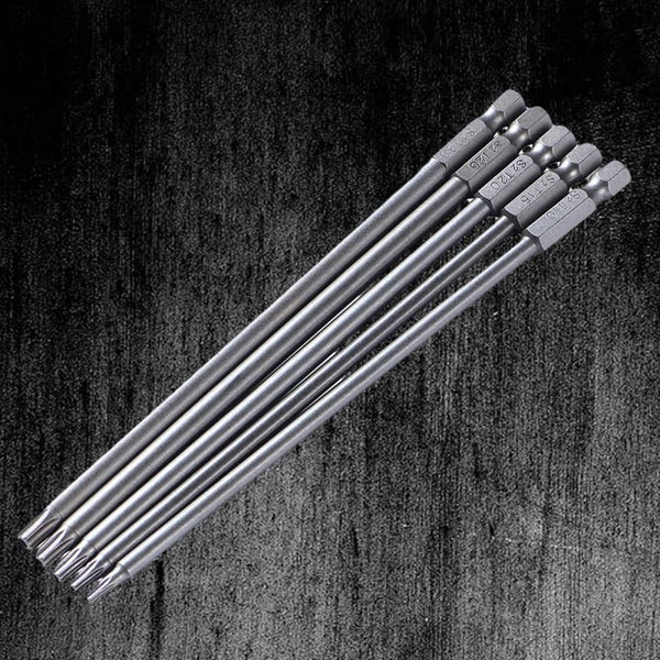 5 Pcs Batch Tool Magnetic Bit for Screwdrivers Hexagon Set Star Bits