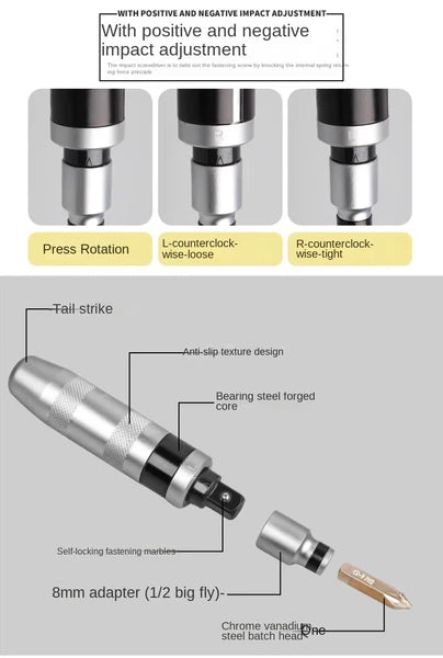 Impact Bit Screwdriver Set Multifunctional Combination Screw Removal Remover