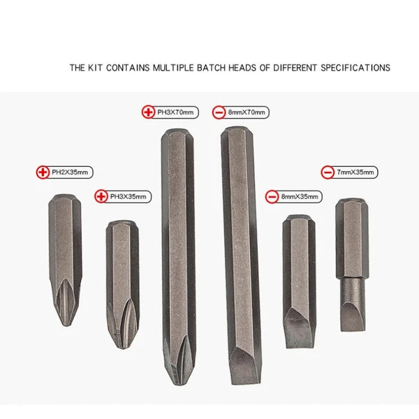 1/2 Inch Impact Screwdriver Set Impact Screwdriver Professional Screwdriver Tool