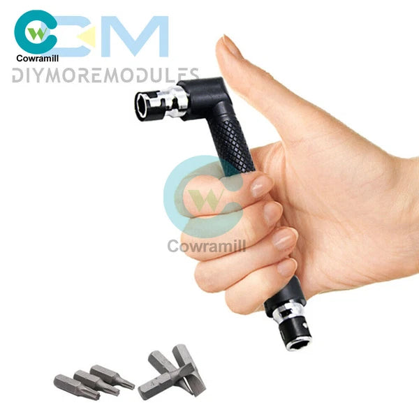 Dual Head L-shaped Socket Wrench 1/4" 6.35mm Screwdriver Bits Kit Bit Drill Set