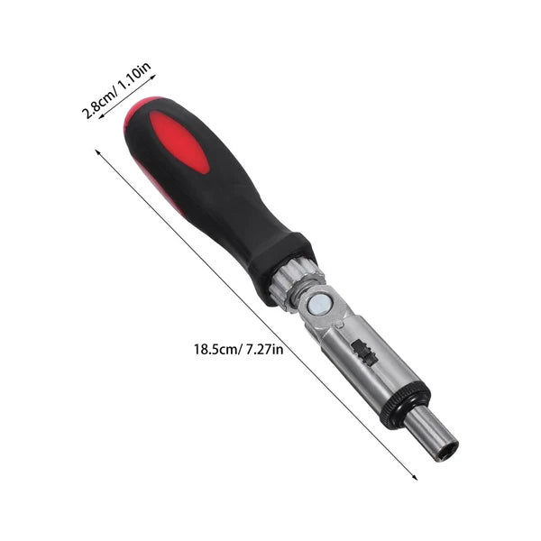 Multifunctional Ratchet Screwdriver Mechanic Tool Set Right Angle Hexagon