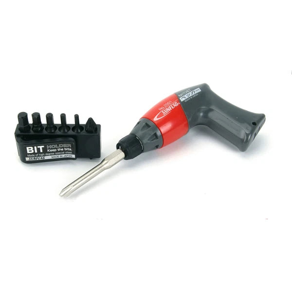9pcs 1/4" (6.35mm) Pecker Ratchet Screwdriver & Bits Set No.2002